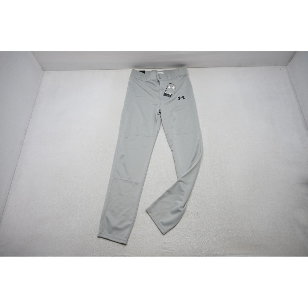 Under‎ Armour Baseball Pants Kids Youth XL Grey Relaxed Fit HeatGear NWT